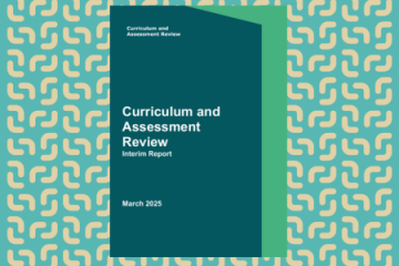 Curriculum and Assessment Review Interim Report cover