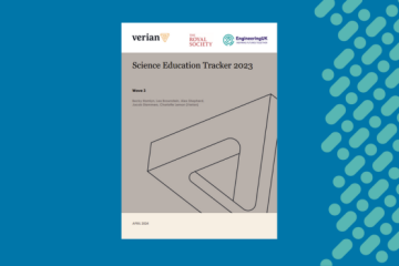 Royal Society and Engineering UK Science Tracker Report Cover